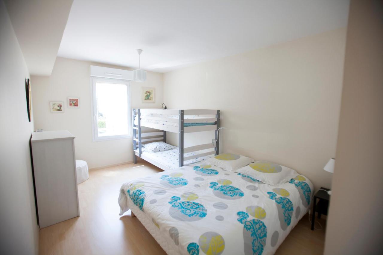 Appart Residence Proche Plage Avec Piscine Et Parking Couvert Prive Merville-Franceville-Plage Kültér fotó